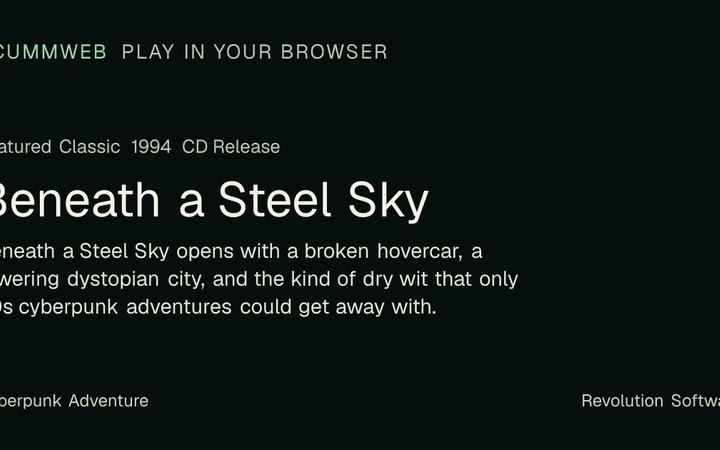 Beneath a Steel Sky (ScummWeb)
